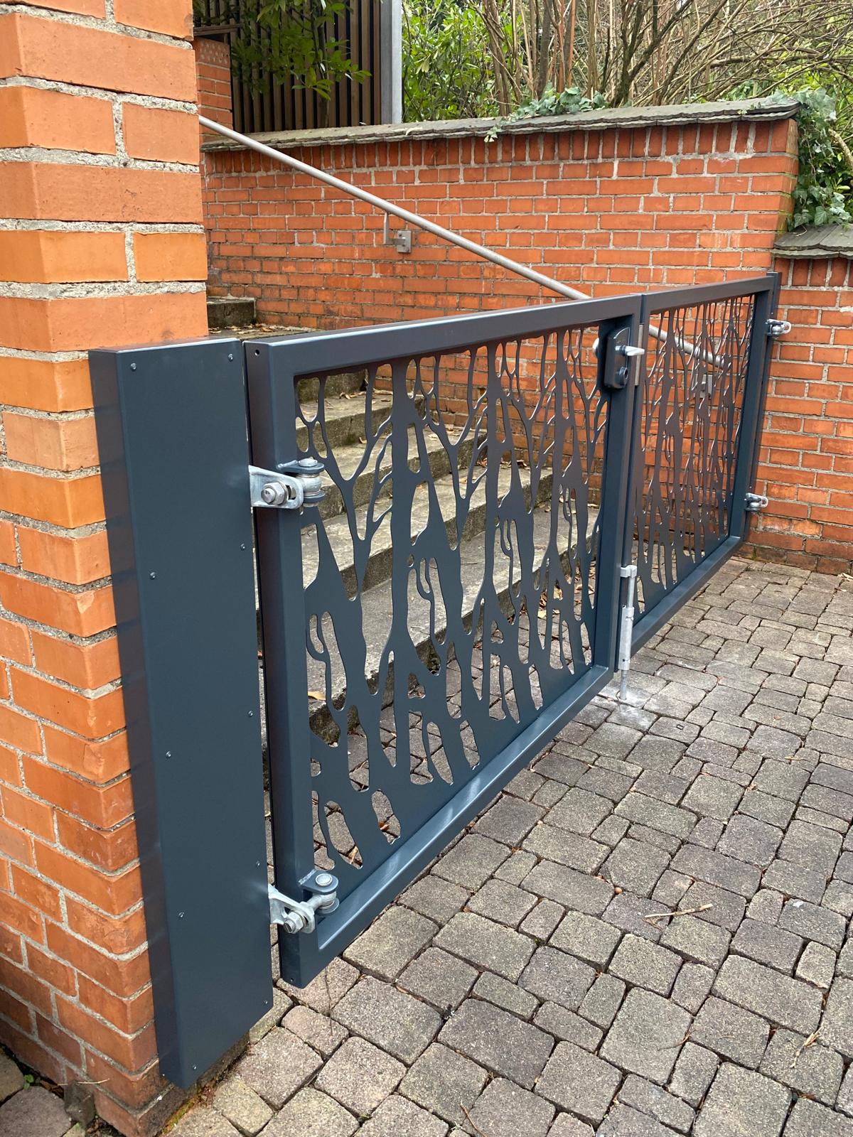 Dekoratives Lasercut-Geländer